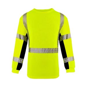 High Visibility Safety Vis Reflective <b>T</b> <b>Shirt</b> Short Sleeve Safety Mesh Quick Dry Mesh Outdoor Hiking <b>Shirts</b> - Product Image 2