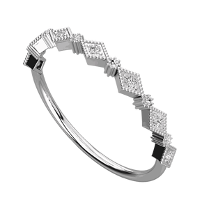 Diamant rond avec alliance pour elle - Product Image 2