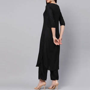 Embroidered <b>Linen</b> Shalwar Kameez for Adults Red Patiala Shalwar with Cotton Shirt Ladies Salwar Kameez Indian Pakistani Clothing - Product Image 4