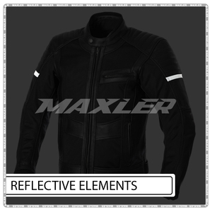 Veste de moto en cuir homologuée CE pour homme | Veste de motard durable | Veste d'équitation en cuir toutes saisons - Product Image 6