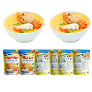 Fruits de mer mixtes Vietnam délicieux 100% aliments sains bouillie fraîche pas de conservateurs mre auto-chauffant repas frais prêt à manger aliments - Product Image 2