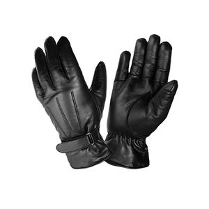 New Fashion Dress Zipper Side Cashmere Lining Outer Door Keep Warm Shopping Business Women's Genuine Sheep Skin <b>Leather</b> <b>Gloves</b> - Product Image 1