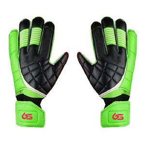 Guantes de portero de fútbol de cuero PU de alta calidad profesional de fabricante directo, iniciales inscritas para un mejor cuidado de los dedos - Product Image 2
