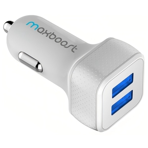 Caricabatterie USB per Auto a Doppia Porta da 24W ad Alta Velocità, Caricatore Universale per iPhone, iPad, Samsung e Tablet, Specifico CAR-WGRY - Product Image 1