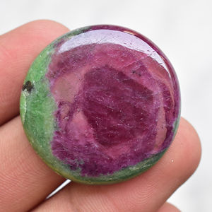 Zoisita-cabujón de rubí brillante, Gema de Rubí, Gema de Rubí, venta al por mayor - Product Image 1