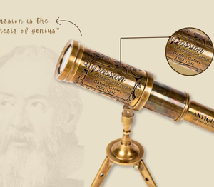 Telescopio de Latón Hecho a Mano de Primera Calidad, el Regalo Perfecto para Exploradores, Coleccionistas y Decoración del Hogar, el Mejor Artículo para Regalar - Product Image 3