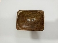 FAIZA CRAFT Porte-savon et plateau en bois naturel écologique classique personnalisé, durable, fabriqué en Inde FC-5310