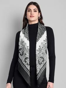 Soft Satin Custom Printed <b>Scarf</b> Fabric With OEM ODM Branding Label Service For Promotional Marketing And Gift Ideas - Product Image 2