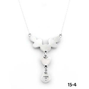 Collier artisanal Southwest en argent sterling noir avec perles en forme d'ancrage et de chiffres, chaînes classiques - Product Image 4