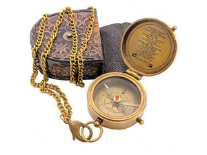 Antique personnalisé cadran solaire nautique en laiton boussole gravure à la main sculpture prix de gros disponibles pour nouveau cadeau d'ornement - Product Image 6