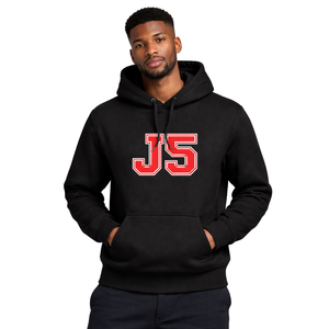 Felpa con Cappuccio Kappa Alpha Psi J5 Nera con Ricamo in Ciniglia Nupe 1911 Fraternità Greca Top Premium in Cotone da Uomo - Product Image 1