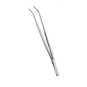 Pince à épiler dentaire en acier inoxydable Pince à épiler chirurgicale en coton incurvé avec impression de logo personnalisé - Product Image 6