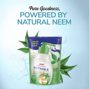 Yuthika Naturals 180ml Neem Hand Wash 100% Extraits naturels pH équilibré Forme liquide - Product Image 3