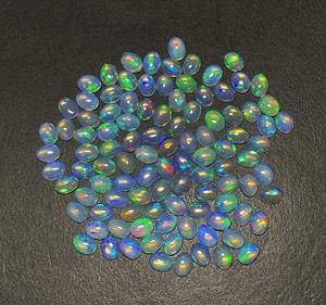 ลูกปัดทรงไข่ทรงรีจากเอธิโอเปีย6*8มม. 12ชิ้นเครื่องประดับที่ผ่านการรับรองจากเพชร10CT รับรอง - Product Image 2