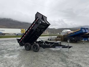 Remolque Volquete Certificado, Fácil de Operar, Remolque Volquete Hidráulico 6x10, 7,000 lb de Peso Bruto Vehicular con Rampas - Product Image 3