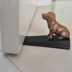 Butée de porte design unique chat butée de porte décorative pour la maison butée de porte accessoire de butée de porte en métal marron de la plus haute qualité - Product Image 3