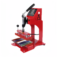 Machine d'impression à stylo de haute qualité à 10 stations, machine à presse à chaud pour stylo à bille numérique, machine à estampage à chaud pour logo de stylo à bille