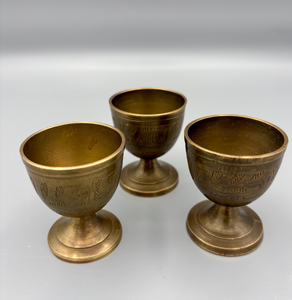 Coquetier en laiton coquetier en laiton moderne prix de gros coquetier en forme de poule 2 pièces prix de gros - Product Image 2