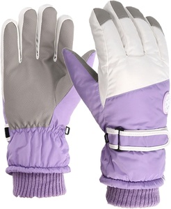 Nouveau hiver ski neige Snowboard motoneige gants 100% coton écran tactile fermeture éclair poche couleurs personnalisées unisexe - Product Image 5
