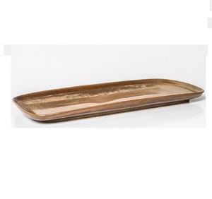 Plateau en bois de service à domicile d'hôtel de haute qualité pour un usage domestique Plateau décoratif de forme ovale Plateau de service en bois d'acacia - Product Image 5