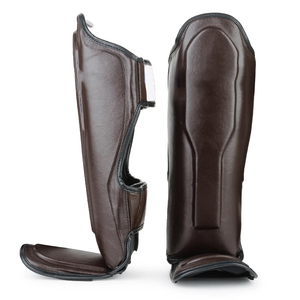 Boxeo Muay Thai Instep Protector de piernas para Artes Marciales Kickboxing Taekwondo PU cuero MMA espinilleras por INCREÍBLES INDUSTRIAS - Product Image 1