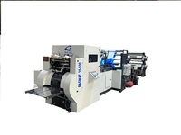 Machine de formage de sacs en papier automatique informatisée à grande vitesse Bagmac avec PLC et moteur, 500 pièces/min, état neuf, pour sacs alimentaires
