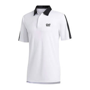Polos de algodón Spandex elásticos para hombre ajustados y cómodos para negocios informales o ropa deportiva - Product Image 1