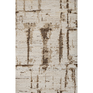 Alfombra de Lana Anudada a Mano Aprezo AKWL-2113 Color Marfil, Diseño Abstracto para Sala de Estar, Entrada o Pasillo, Formato Rectangular Tipo Rompecabezas - Product Image 3