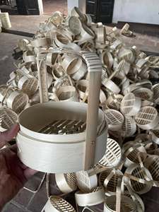 ซึ้งนึ่งไม้ไผ่คุณภาพสูง ทำด้วยมือ สำหรับซาลาเปา เกี๊ยว ติ่มซำ เวียดนาม - Product Image 2