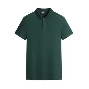 Ropa de calle informal para hombre, Conjunto de camiseta de Polo de manga corta, estampado de alta calidad en tela de punto, chándal con patrón sólido - Product Image 1
