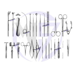 ชุดผ่าตัด Occuloplasty แบบสมบูรณ์28ชิ้นช้อนสแตนเลสสำหรับการใช้ตา - Product Image 3