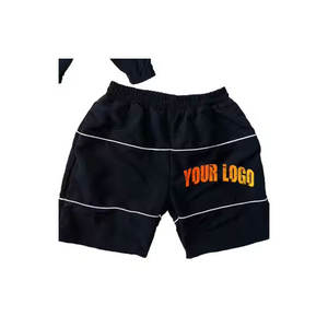 Ensemble coupe-vent sweat à capuche zippé léger et short pour homme qualité supérieure haut d'été imprimé tendance et vendu - Product Image 5