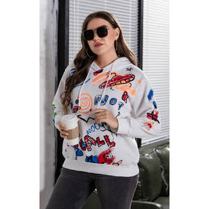 Sudadera con capucha para mujer, de temporada de invierno, venta al por mayor, precio barato, nuevo estilo - Product Image 1