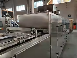 Nhà máy sản xuất trực tiếp bán sô cô la hoàn thành dây chuyền sản xuất sô cô la bền vững thanh chip thả khuôn dây chuyền sản xuất - Product Image 3