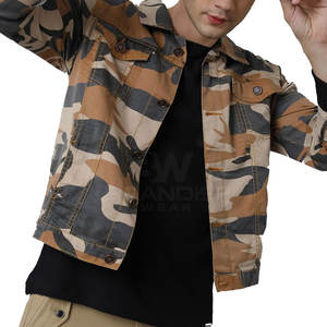 Chaqueta vaquera cómoda de nuevo diseño 2025 para hombre, servicios OEM, chaqueta vaquera de diseño personalizado de alta calidad para hombre - Product Image 3