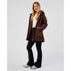 Chaqueta Larga para Mujer-Auxiliary 2.0 en color Chocolate Caliente - Product Image 4