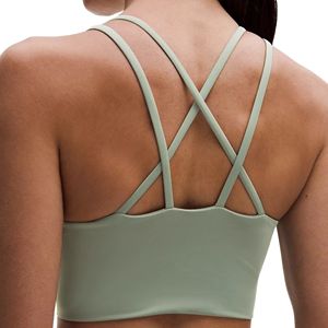 Women's Plus Size Crew Neck <b>Sports</b> <b>Bra</b> Zipper Back Closure High Support Running Gym Vest Crop Top Shockproof Front Workout - Product Image 5