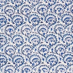 Nữ Hoàng Kích Thước 3Pcs Màu Xanh Trắng Hoa Bedsheet 100% Cotton Tay Khối In Hai Mặt Gối Bao Gồm Chất Lượng Cao Dân tộc Cổ Điển - Product Image 2