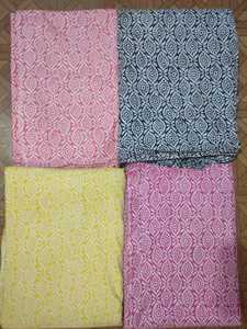 Tela de algodón de diseñador transpirable de alta calidad para vestidos de moda Cubierta ligera para niños Disponible Cantidad a granel India - Product Image 6