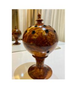 Quemador de incienso de Metal ecológico hecho a mano tradicional soporte Bakhoor soporte para colector de cenizas para aromaterapia - Product Image 6