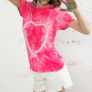 Tie Dye T <b>Shirt</b> <b>For</b> <b>Women</b> Short Sleeve Summer Streetwear Cotton Tee <b>Women</b> Cotton Tie Dye T <b>Shirt</b> - Product Image 4
