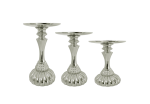 Bougeoir votif en aluminium cristal verre ouragan support de bougeoirs en métal pots de lanterne pour la maison anniversaire noël - Product Image 3