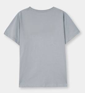 Camiseta de cuello redondo de algodón de ajuste clásico para mujer, tallas y colores personalizados, el mejor diseño de manga corta de venta completa - Product Image 2