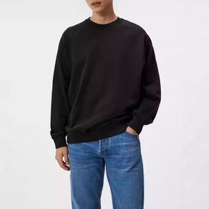 350 GSM imprimé sweats à col rond bouffée impression hommes 100% coton sweat à capuche porter pull surdimensionné hommes qualité supérieure - Product Image 1