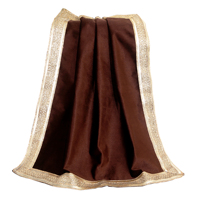 Nappe carrée en velours pour table d'altar, 24 x 24 pouces, pour décoration intérieure, confectionnée à la main par des artisans indiens