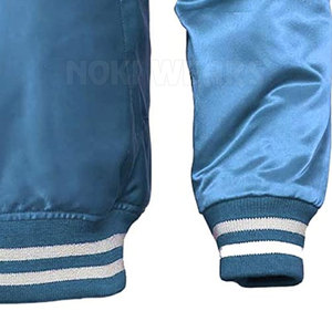 Veste Letterman en satin grande taille Nouveau style Veste d'hiver Letterman en satin Offre Spéciale - Product Image 4