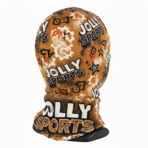 Women Winter Balaclava Premium Micro Fleece 220 GSM Soft Warm Breathable Brown Printed Custom Logo balaclava - Product Image 5