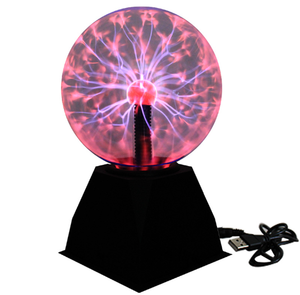 Di grandi dimensioni sfera al Plasma magica statica USB lampada magica a induzione Touch controllo vocale Glow DJ lampada 8 pollici - Product Image 5