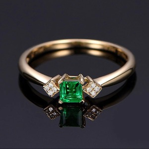 Handmade Emerald Cut 925 Sterling Silver Engagement <b>Ring</b> Gold Plated for Women <b>Indian</b> Weddings Wholesale Fine Jewelry Mehrajudin - Product Image 6