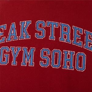 400Gsm a prueba de frío suave agrietado Puff estampado sudaderas al por mayor de algodón de los hombres de peso pesado térmico pulóver sudaderas con capucha - Product Image 5